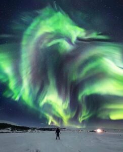 冰島看極光