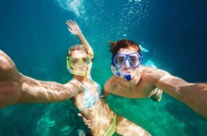 峇里島親子浮潛