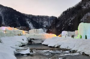 層雲峽冰瀑祭