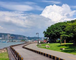 北部騎腳踏車景點2.八里左岸自行車道